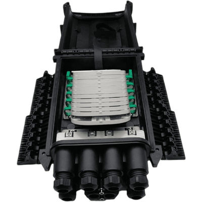 FTTH กล่องเลิกจ้างไฟเบอร์ติดผนัง 288Cores กล่องติดเสา IP68