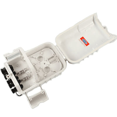 กล่องสิ้นสุดไฟเบอร์ ABS PLC 8 พอร์ต กล่องใส่ขั้วต่อออปติคัลสีเทา IP65