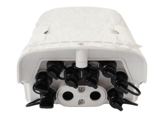 กล่องสิ้นสุดไฟเบอร์ ABS PLC 8 พอร์ต กล่องใส่ขั้วต่อออปติคัลสีเทา IP65