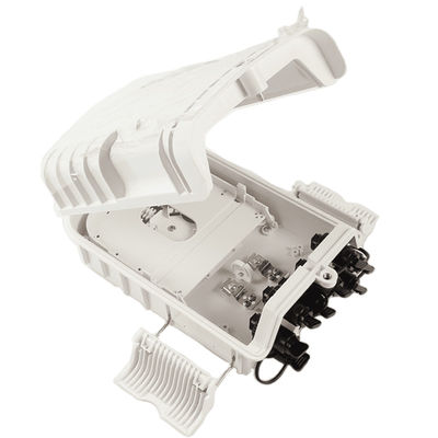 กล่องสิ้นสุดไฟเบอร์ ABS PLC 8 พอร์ต กล่องใส่ขั้วต่อออปติคัลสีเทา IP65