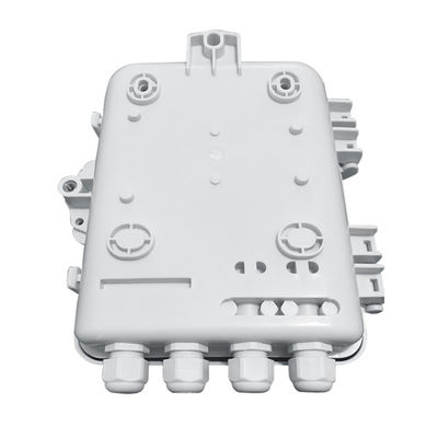 SC 1x8 PLC กล่องแยกไฟเบอร์ออปติก IP65 12Cores ติดผนัง