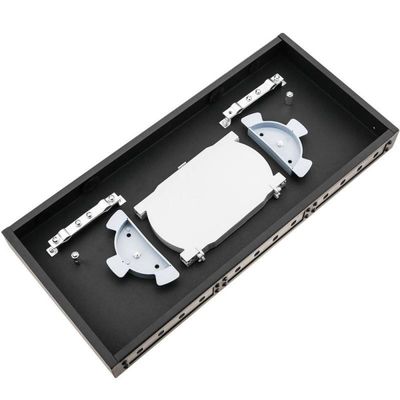 19 &quot;แร็คเมาท์ Fiber Patch Panel ST Adapter 1U Fiber Enclosure 12 Core