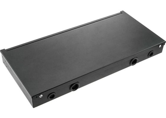 19 &quot;แร็คเมาท์ Fiber Patch Panel ST Adapter 1U Fiber Enclosure 12 Core