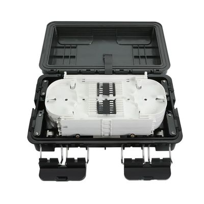 การปิดประกบกันไฟเบอร์ออปติก ABS 2In 2Out ข้อต่อสายเคเบิลแนวนอน