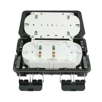 การปิดประกบกันไฟเบอร์ออปติก ABS 2In 2Out ข้อต่อสายเคเบิลแนวนอน