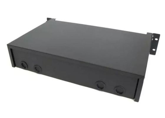 แผงแพทช์ไฟเบอร์ออปติก 2U 48 พอร์ต Fc Simplex Slide Out ODF