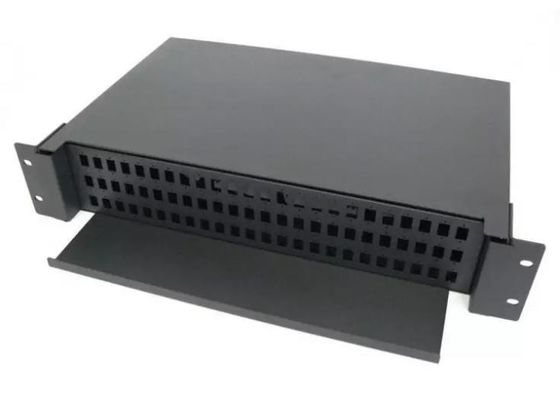 แผงแพทช์ไฟเบอร์ออปติก 2U 48 พอร์ต Fc Simplex Slide Out ODF