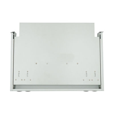 แผงแพทช์ไฟเบอร์ออปติก ODF สีขาวสไลด์ 1U 12 พอร์ตแผงแพทช์ Mount Rack