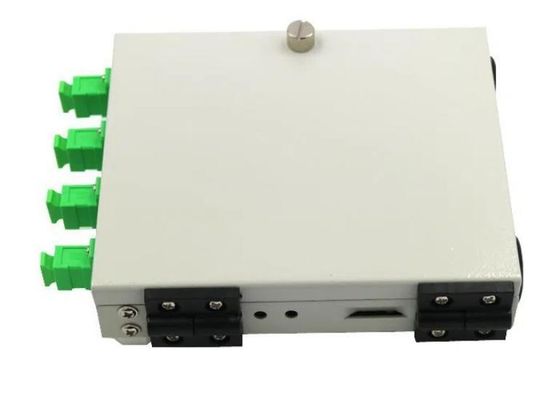 FTB Series กล่องเทอร์มินัลไฟเบอร์ออปติกแบบติดผนัง 4 แกน FTTH พร้อมอะแดปเตอร์ Apc