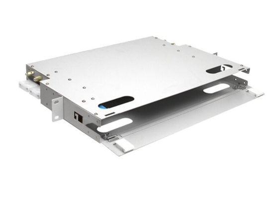 แผงแพทช์ ODF 12 คอร์ FC 1U กล่องติดแร็ค 19&quot; ไฟเบอร์ออปติก