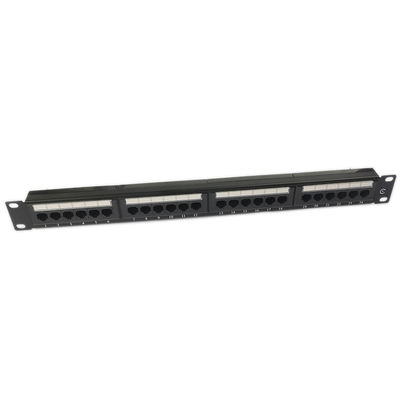 UTP 24 พอร์ต CAT6 Patch Panel 1U Keystone Patch Panel ว่าง RJ45