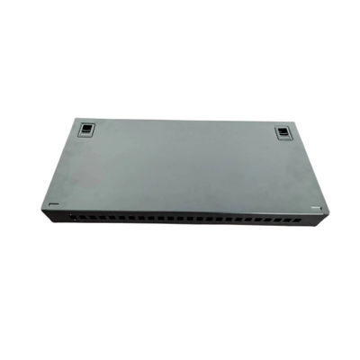 24 Port Rack Mount Fiber Termination Box Patch Panel ODF 24 แกน