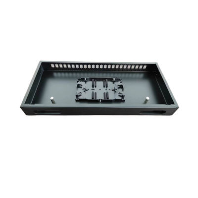 24 Port Rack Mount Fiber Termination Box Patch Panel ODF 24 แกน