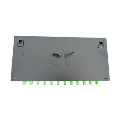 แผงแพทช์ไฟเบอร์ 12 พอร์ต ODF 1U กล่องเทอร์มินัลใยแก้วนำแสง SC Pigtail Adapter