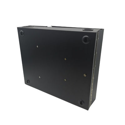 12/24/48cores 2door Black Optical Wall Mount Fiber Enclosure พร้อม Spools และ Adapter Plate