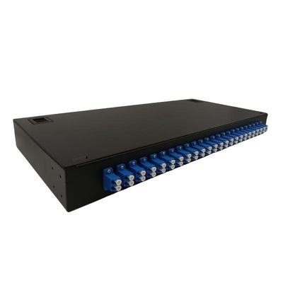 FTTH ODF Wall Mount 48 Fibers แผงแพทช์ไฟเบอร์ออปติกพร้อม LC Duplex Coupler Pigtails