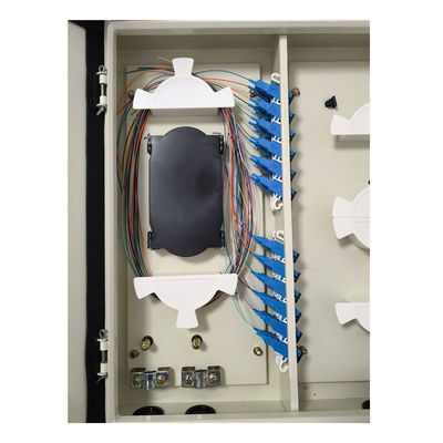 โลโก้ OEM 144 Fibers Wall Mount Fiber Patch Panel 12-144 Core SC Simplex Outdoor