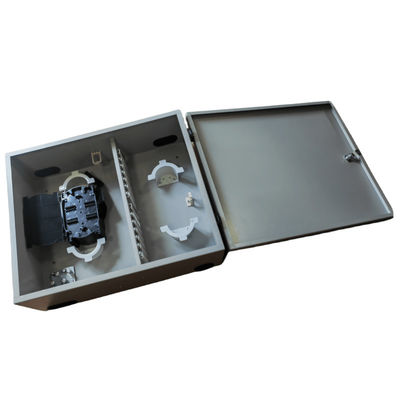 72 Port 1-door Wall Mount Fiber Enclosure 144 Fibers (LC/DX) แผ่นเหล็กม้วนเย็น
