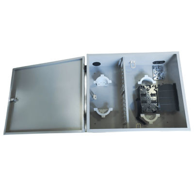 72Port Single Door Wall Mount Fiber Enclosure 72fibers (SC/SX) สีเทา / ตามความต้องการ