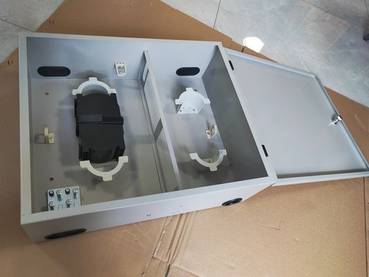 72Port Single Door Wall Mount Fiber Enclosure 72fibers (SC/SX) สีเทา / ตามความต้องการ