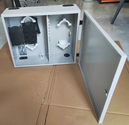 72 Port 1-door Wall Mount Fiber Enclosure 144 Fibers (LC/DX) แผ่นเหล็กม้วนเย็น