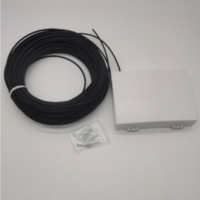 6Cores LC/APC พรีคอนเนคเตอร์ออฟติค แจกจําหน่ายกล่อง 6Fibers Wall Outlet PTO Box