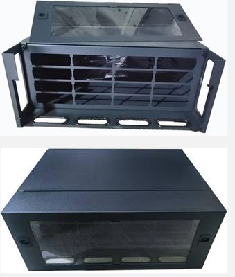แผงแพทช์ไฟเบอร์ออปติกแบบติดตั้งบนแร็ค 19" 4U ODF FOBOT 4U 384 คอร์ MPO LC SM OM3 OM4 แผงอะแดปเตอร์ แชสซี