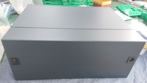 แผงแพทช์ไฟเบอร์ออปติกแบบติดตั้งบนแร็ค 19" 4U ODF FOBOT 4U 384 คอร์ MPO LC SM OM3 OM4 แผงอะแดปเตอร์ แชสซี