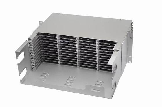 4U 576 Cores MTP MPO -LC Patch panel ODF Chassis enclosure Sliding type for 48 Cassettes