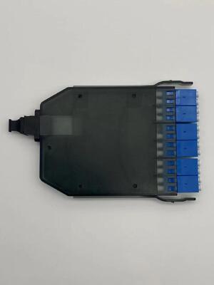 12 คอร์ส MPO-LC MTP-LC SM OM3 OM4 OM5 breakout ตลับโมดูล พลาสติก